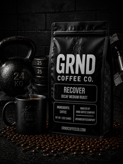 GRND Coffee RECOVER decaf coffee bag