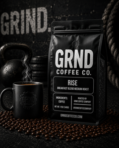 GRND Coffee RISE breakfast blend coffee bag